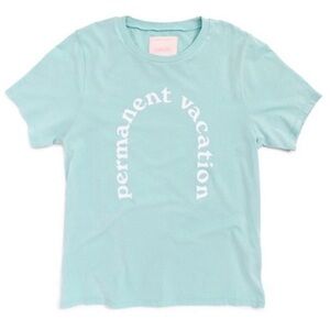 ❤️🔥ban.do - Blue Permanent Vacation Graphic T-shirt - XL